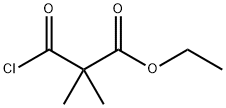 2-CHLOROCARBONYL-2-METHYL-PROPIONIC ACID ETHYL ESTER Structure