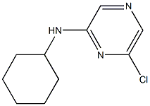 6-Chloro-N-cyclohexylpyrazin-2-amine Struktur