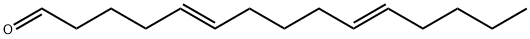 (5E,10E)-5,10-Pentadecadienal Struktur