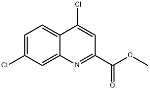 METHYL 4,7-DICHLORO-QUINOLINE-2-CARBOXYLATE Struktur