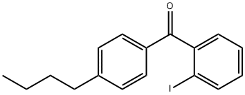 4-N-BUTYL-2'-IODOBENZOPHENONE Struktur