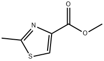 2-甲基噻唑-4-甲酸甲酯, 6436-60-8, 結(jié)構式