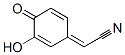 Acetonitrile, (3-hydroxy-4-oxo-2,5-cyclohexadien-1-ylidene)-, (2E)- (9CI) Struktur