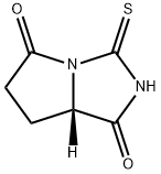 1H-Pyrrolo[1,2-c]imidazole-1,5(6H)-dione,tetrahydro-3-thioxo-,(S)-(9CI) Struktur