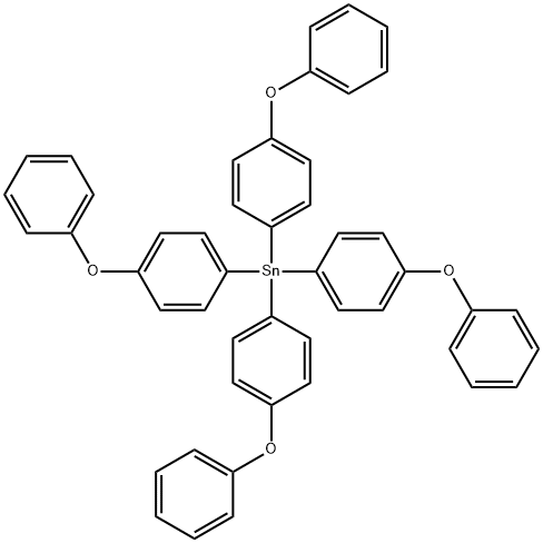 Tetrakis(p-phenoxyphenyl)stannane Struktur