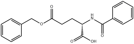 N-Benzoyl-L-glutamic acid 5-benzyl ester Struktur