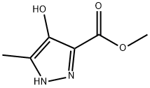 1H-Pyrazole-3-carboxylic  acid,  4-hydroxy-5-methyl-,  methyl  ester Struktur