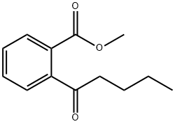 Methyl 2-pentanoylbenzoate Struktur