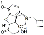 (5alpha)-17-(cyclobutylmethyl)-4,5-epoxy-14-hydroxy-3-methoxymorphinan-6-one Struktur