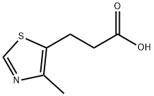 4-methylthiazole-5-propionic acid  Struktur