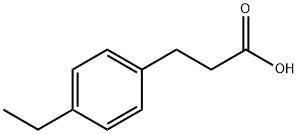 3-(4-ETHYLPHENYL)PROPIONIC ACID Struktur