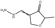 4-(HYDRAZINOMETHYLIDENE)-2-METHYLTETRAHYDROFURAN-3-ONE Struktur