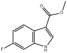 6-FLUORO-1H-INDOLE-3-CARBOXYLIC ACID METHYL ESTER Struktur