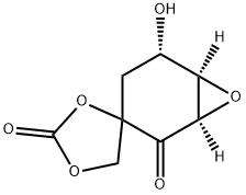 Spiro[1,3-dioxolane-4,3-[7]oxabicyclo[4.1.0]heptane]-2,2-dione, 5-hydroxy-, (1R,5S,6R)- (9CI) Struktur