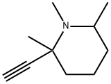 Piperidine, 2-ethynyl-1,2,6-trimethyl- (7CI,8CI) Struktur