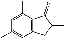 2,5,7-TRIMETHYL-INDAN-1-ONE Struktur