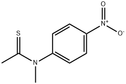 Ethanethioamide,  N-methyl-N-(4-nitrophenyl)- Struktur