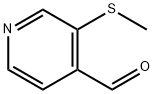 4-Pyridinecarboxaldehyde, 3-(methylthio)- (9CI) Struktur