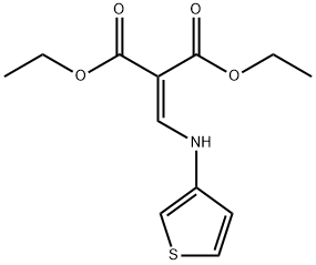 2-((噻吩-3-基氨基)亞甲基)丙二酸二乙酯, 65076-02-0, 結(jié)構(gòu)式