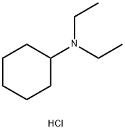 cyclohexyldiethylammonium chloride Struktur