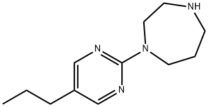 1-(5-PROPYLPYRIMIDIN-2-YL)-1,4-DIAZEPANE Struktur