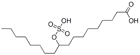 10-(sulphooxy)octadecanoic acid Struktur