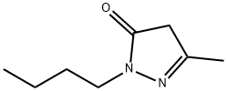 2-BUTYL-5-METHYL-2,4-DIHYDRO-3H-PYRAZOL-3-ONE Struktur