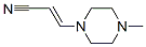 2-Propenenitrile,3-(4-methyl-1-piperazinyl)-,(E)-(9CI) Struktur