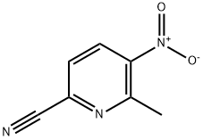 6-Cyano-2-methyl-3-nitropyridine Struktur