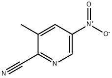 2-Cyano-3-methyl-5-nitropyridine Struktur