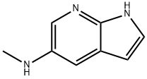 1H-Pyrrolo[2,3-b]pyridin-5-amine,N-methyl-(9CI) Struktur