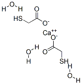 CALCIUM THIOGLYCOLATE TRIHYDRATE Struktur