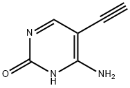 2(1H)-Pyrimidinone, 4-amino-5-ethynyl- (9CI) Struktur