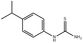 1-(4-ISOPROPYLPHENYL)-2-THIOUREA Struktur