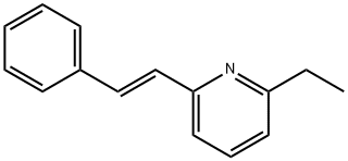 Pyridine, 2-ethyl-6-[(1E)-2-phenylethenyl]- (9CI) Struktur