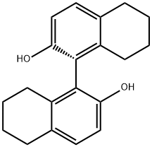 (R)-(+)-5,5',6,6',7,7',8,8'-OCTAHYDRO-1,1'-BI-2-NAPHTHOL Structure