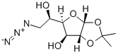 6-AZIDO-6-DEOXY-1,2-O-ISOPROPYLIDENE-ALPHA-D-GLUCOFURANOSE Struktur