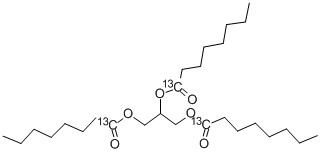 1,2,3-PROPANETRIOL TRIS(OCTANOATE-1-13C) Struktur