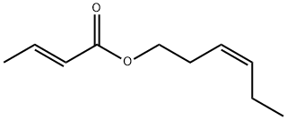 CROTONIC ACID CIS-3-HEXEN-1-YL ESTER Struktur