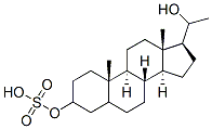 pregnane-3,20-diol 3-sulfate Struktur