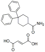 but-2-enedioic acid, (4,4-diphenylcyclohexyl)methanamine Struktur