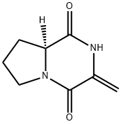 Pyrrolo[1,2-a]pyrazine-1,4-dione, hexahydro-3-methylene-, (S)- (9CI) Struktur