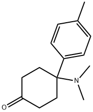 4-(p-tolyl)-4-diMethylaMinocyclohexanone Struktur