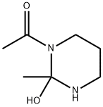 2-Pyrimidinol, 1-acetylhexahydro-2-methyl- (9CI) Struktur