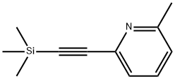 2-methyl-6-((trimethylsilanyl)ethynyl)pyridine Struktur