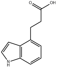 3-(1H-INDOL-4-YL)PROPANOIC ACID Struktur