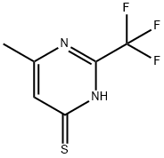 4(1H)-PYRIMIDINETHIONE, 6-METHYL-2-(TRIFLUOROMETHYL)- Struktur