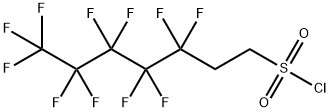 3,3,4,4,5,5,6,6,7,7,7-undecafluoroheptane-1-sulphonyl chloride Struktur