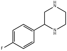 2-(4-FLUORO-PHENYL)-PIPERAZINE Struktur