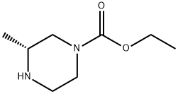 1-Piperazinecarboxylicacid,3-methyl-,ethylester,(3R)-(9CI) Struktur